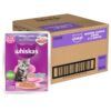 Whiskas Junior Kitten (2-12 Months) Wet Cat Food, Mackeral Flavour, 80 g x 28, 100% Complete & Balanced Nutrition, Supports Healthy Immune System