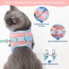 81LFd0esIxL._SL1500_.jpg Furco Cat Harness Adjustable Comfortfit – Safety Reflective Strip, Lightweight, Breathable, and Secure Harness with Quick-Release Buckle for Maximum Safety and Comfort, for Cats & Small Dogs (L)