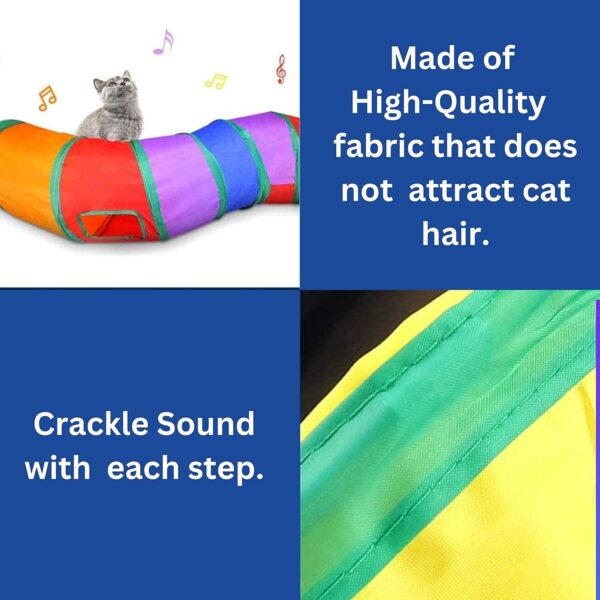 Foodie Puppies Cat Toys Cat Tunnel Pet Tube Collapsible Play Toy Indoor Outdoor Kitty Puppy for Puzzle Exercising Hiding Training Toy | Cats, Kittens, Rabbits, Guinea Pigs & Puppies (Slither Tunnel)