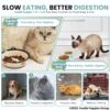 81PqggQlPyL._SL1500_.jpg Foodie Puppies Non-Slip, Non-Toxic Pet Feeding Plastic Cat Face Shaped Double Bowl Food & Water Feeder 2-in-1 Bowl for Dogs, Puppies, Cats & Kittens (Color May Vary)