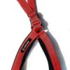 Adjustable Dog Harness – Breathable, Padded Chest Belt for Adult Dogs of All Breeds | No-Pull, Choke-Free Pet Harness for Walking, Training, Running (Red, 1.25 Inch)