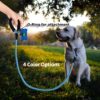HANK Dog Leash | 3M Reflective Dog Rope | Soft Comfortable Handle | Heavy Duty Belt Hook | (Suitable Up to 10KG - Small Breed) - 5 Feet Long (S - Cyan Blue)