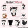 81UE-DOJDL._SL1500_.jpg Foodie Puppies Natural Latex Rubber Squeaky Black & White Puppy Toy | Suitable for Small Dogs (0-10kgs) | Animal Design, Fetch & Chew Safe Play Toy