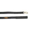 PetWale Dog Leash with Padded Handle | Suited for Walking, Running, Training & More | Black Denim Fabric | Easy to Clean & Maintain | Durable & Sturdy | L: 5 feet, W: 1 inch
