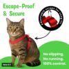 Buraq Basic Full Body Cat Harness with Leash Set for Walking | Escape Proof | Adjustable & Durable for Cats (Green)
