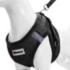 WOOFLIX Dog Harness for Small Dogs, Puppies and Cats | WOOFLIX Dog Harness for Small Dogs, Puppies and Cats | Suitable for Small Size Dogs, Cats & Puppies of 7 kg - 10 kg | Reflective Soft Padded Dog Harness with Secure Fit | Black (7 kg-10 kg Dog & Cat)