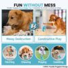 Foodie Puppies Natural Latex Rubber Squeaky (Blue Doggy) Dog Toy | Small to Medium Dogs & Puppy | Durable, Animal Design, Fetch & Chew Safe Play Toy | Reduce Separation Anxiety