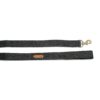 PetWale Dog Leash with Padded Handle | Suited for Walking, Running, Training & More | Black Denim Fabric | Easy to Clean & Maintain | Durable & Sturdy | L: 5 feet, W: 1.5 inches