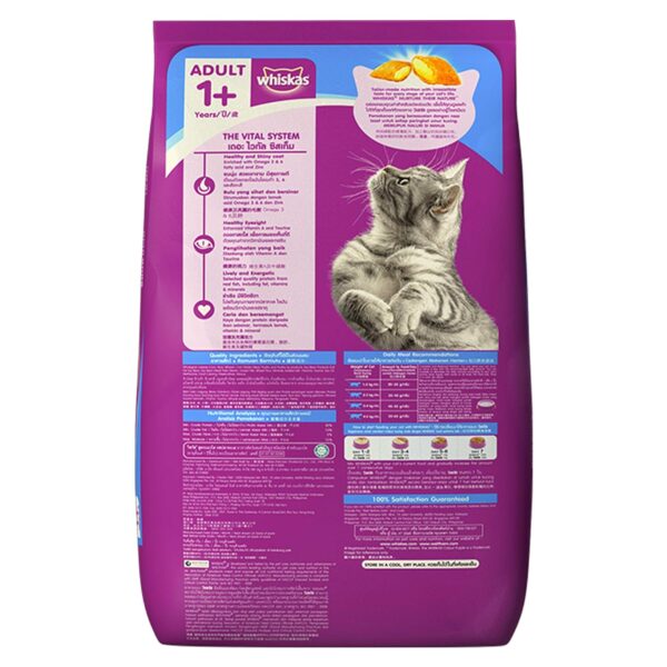 81b8-Hw-cCL._SL1500_.jpg Whiskas Adult (1+ Year) Dry Cat Food, Mackerel, 7Kg Pack & Adult (+1 Year) Dry Cat Food, Tuna Flavour, 7kg Pack & Adult (+1 Year) Dry Cat Food, Ocean Fish Flavour, 7kg Pack