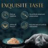 81eWZeIBslL._SL1500_.jpg Sheba Rich Premium Adult (1+ Years) Wet Cat Food, Skipjack & Salmon Flavour, 35 g Pouch (Pack of 12), High-moisture wet food for healthy hydration