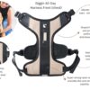 81hG-rRvz9L._SL1500_.jpg Diggin All-Day Dog Harness - Adjustable, Durable & Reflective Vest Harness for Outdoors - High Denier Ripstop Fabric with Industrial Strength Nylon Webbing (Small | Medium, Sand Beige)