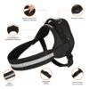 81jh71tHJEL._SL1500_.jpg amazon basics Adjustable Comfort Harness Reflective Harness No Pull Dog Harness for Outdoor Control Medium, Black