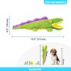 Barkbutler BOH The Bear + Aly The Gator + Garry The Giraffe Soft Squeaky Plush Dog Toy | Machine Washable | Reinforced Fabric | Non-Toxic | Durable Pet Toy | Cuddle, Play, Train, Chew, Tug