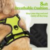 Premium Reflective Dog Vest Harness| Soft Breathable| Padded Handle| Adjustable Straps & Luxury Buckle | Soft Padded Mesh | No Pull | No-Choke | Chest 28-35 inch | All Giant Breeds 35-60 Kg