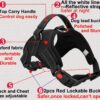 81o-7WSSwS._SL1500_.jpg Cats Dog Harness No Pull With Handle, Reflective Adjustable Vest Harness For Puppy Dog & Cats (Large) - Black