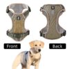 81oTBrCDpxL._SL1500_.jpg PetVogue Dog Harness for Small Dogs No Pull; Reflective Dog Vest Harness, Adjustable Pet Harness with 2 Leash Clips, No Choke Dog Vest with Loop Panels, Dog Harness with Easy Control Handle, Khaki