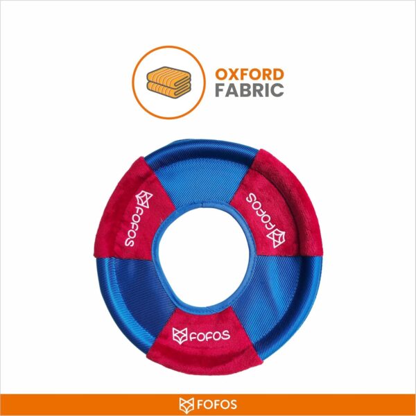 BarkButler x FOFOS Born Wild Frisbee Dog Toy - Red, Durable & Lightweight Pet Toys, Crinkle Paper Inside, Dog Toys for Medium Dogs to Large Dogs (10-30 kgs) of All Breeds