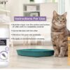 EcoSoft Cat Litter Deodorizer - Strawberry and Lavender fragrance 1500 gm, Odour Control,|Pet Urine Smell Remover| 100% Effective, Fresh Scent