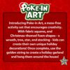 Skillmatics Poke-in Art - Christmas Decor, Mess-Free Art for Kids, DIY Craft Kits, Creative Activity, Fine Motor Skills, Gifts for Ages 4, 5, 6, 7, 8, 9, 10, 11, 12