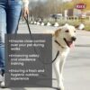81zPvIvgrBL._SL1500_.jpg Trixie Premium Dog Leash with Padded Hand Loop, Comfortable and Adjustable Training Leash, 3.28 ft./20 mm (M-L, Black)