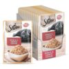 Sheba Rich Premium Adult (1+ Years) Wet Cat Food, Skipjack Sheba Rich Premium Adult (1+ Years) Wet Cat Food, Skipjack & Salmon Flavour, 35 g Pouch (Pack of 12), High-moisture wet food for healthy hydration