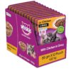 Whiskas Wet Food for Kittens (2-12 Months), Chicken in Gravy Flavour, 12 Pouches (12 x 85g)
