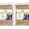 New Improved WISDOM SUPERPINE Wood CAT Litter- Pack of Two (5 KG x 2)