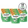 Whiskas Temptations Tartar Control Seafood Medley Flavour Treats for Cats, 6.3-Ounce Pouches (Pack of 10)