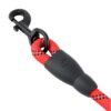 HANK Dog Harness Leash Set - 4 Adjustable Buckle - Metal Hook - Soft Handle - Dog Chest Belt for Training - Walking (Red - M (Harness + Leash)