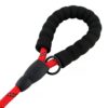 HANK Dog Harness Leash Set - 4 Adjustable Buckle - Metal Hook - Soft Handle - Dog Chest Belt for Training - Walking (Red - M (Harness + Leash)