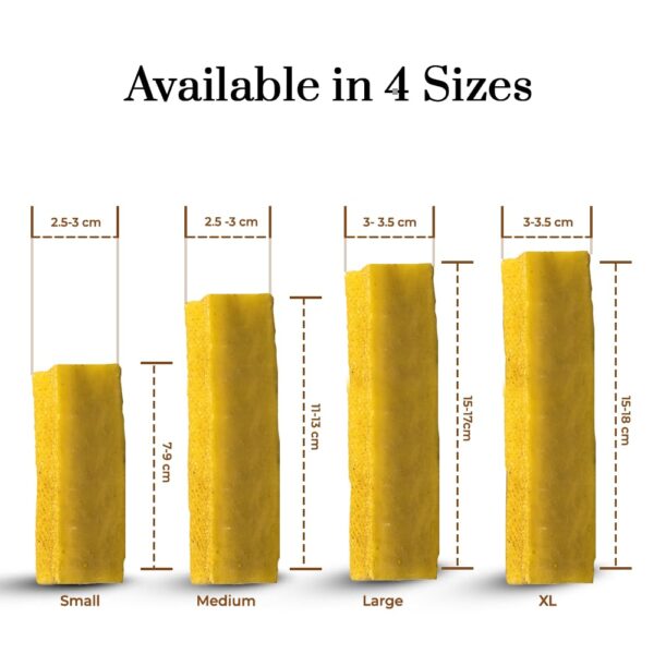 610Vcj6yWyL._SL1000_.jpg Dogsee Himalayan Yak Milk Dog Chews with Turmeric (Large - 1 Chew) - 130g | Help Alleviate Joint Pain | No Rawhide | Calming Dental Chews for Dogs