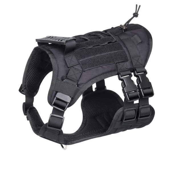 FYA Tactical Dog Harness for Medium Large Dogs No Pull, FYA Tactical Dog Harness for Medium Large Dogs No Pull, Military Dog Harness with Handle,Service Dog Vest, Adjustable Pet Harness for Training Hunting Walking