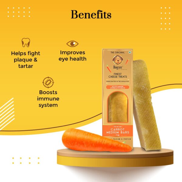 Dogsee Chew Singles Carrot Bars- 70g