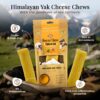 61ZaIiRauzL._SL1000_.jpg Dogsee Himalayan Yak Milk Dog Chews with Turmeric (Large - 1 Chew) - 130g | Help Alleviate Joint Pain | No Rawhide | Calming Dental Chews for Dogs