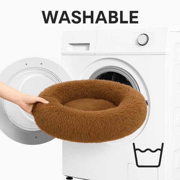 ZEXSAZONE Winter Round Donut Comfortable Durable Both Sides usable and Washable Pet Bed | Dog Bed | Puppy Bed | Cat Bed | Mat Cat | Medium Dog Bed for Cats Puppies Labrador German Shepherd Bulldogs