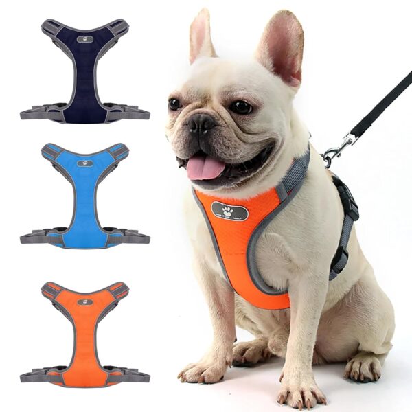 Wooflix Dog Harness for Medium Dogs – Strong & Durable Dog Harness with Secure Fit, Quick-Release Buckle & Reflective Strap Thread – Suitable for Medium Size Dogs up to 30 Kgs