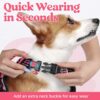 Doggo Bite Premium Reflective Dog Vest Harness| Soft Breathable| Padded Handle| Adjustable Straps & Dual Lock Buckle| No-Choke Design with Free Leash-22mm Chest 28-37inch All Giant Breeds 35-60Kg