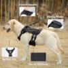 7192imQyBL._SL1002_.jpg FYA Tactical Dog Harness for Medium Large Dogs No Pull, Military Dog Harness with Handle,Service Dog Vest, Adjustable Pet Harness for Training Hunting Walking