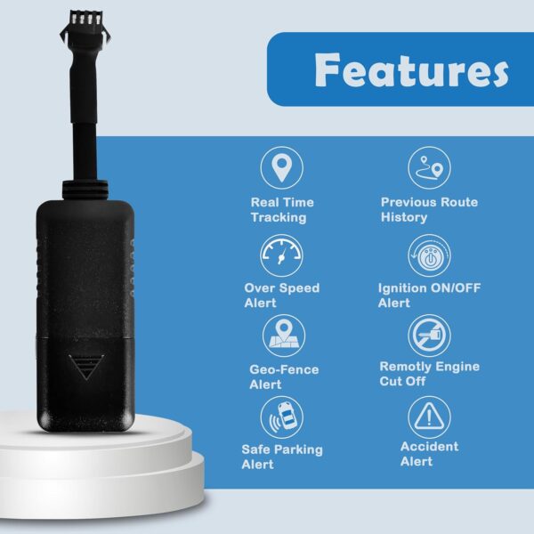 Acumen Track UC 900 (Remote Engine Lock) - Wired Hidden GPS Tracker with Real-Time Location Tracking,15+ Advanced Features for Car, Bike, Truck, and Bus – 1 Year Free Premium App Subscription