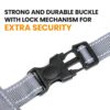 Wooflix Dog Harness for Medium Dogs – Strong & Durable Dog Harness with Secure Fit, Quick-Release Buckle & Reflective Strap Thread – Suitable for Medium Size Dogs up to 30 Kgs