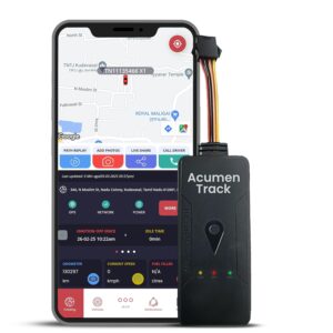 Acumen Track UC 900 (Remote Engine Lock) - Wired Hidden GPS Tracker with Real-Time Location Tracking,15+ Advanced Features for Car, Bike, Truck, and Bus – 1 Year Free Premium App Subscription