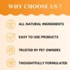 Petroyale Furpro-40 Dogs Protein Powder Supplement - Dog Skin & Coat + Hair Fall Control Supplement- Omega 3 6 9 for Dogs & Cats - Dog Muscle & Weight Gain Powder - Growth Food - Fish Flavor - 400g