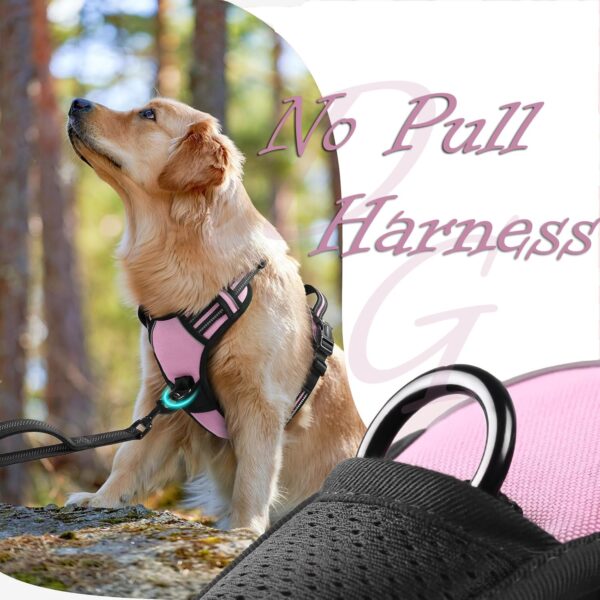 71giLdo0P4L._SL1500_.jpg Doggo Bite Premium Reflective Dog Vest Harness| Soft Breathable| Padded Handle| Adjustable Straps & Luxury Buckle | Soft Padded Mesh | No Pull | No-Choke | Chest (22-28nch) All Small Breeds 4-13Kg