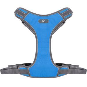 Wooflix Dog Harness for Medium Dogs – Strong & Durable Wooflix Dog Harness for Medium Dogs – Strong & Durable Dog Harness with Secure Fit, Quick-Release Buckle & Reflective Strap Thread – Suitable for Medium Size Dogs up to 30 Kgs