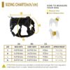 81Pbr0iBxqL._SL1500_.jpg HANK Tactical Dog Harness - Anti No Pull Dog Chest Belt - 2 Front Metal Buckle - Dog Vest for Training - Walking - Adventure (Tactical Black, L - Harness)