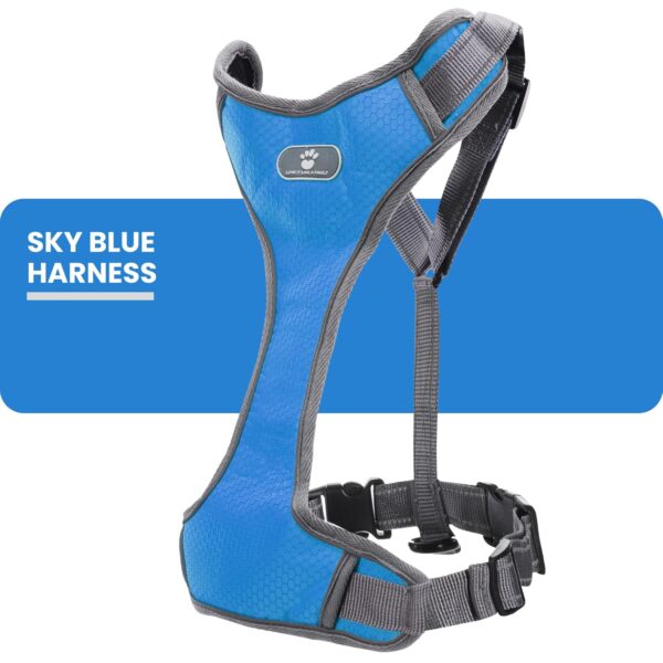 Wooflix Dog Harness for Medium Dogs – Strong & Durable Dog Harness with Secure Fit, Quick-Release Buckle & Reflective Strap Thread – Suitable for Medium Size Dogs up to 30 Kgs
