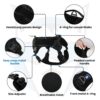 81xP1eUalUL._SL1500_.jpg HANK Tactical Dog Harness - Anti No Pull Dog Chest Belt - 2 Front Metal Buckle - Dog Vest for Training - Walking - Adventure (Tactical Black, L - Harness)